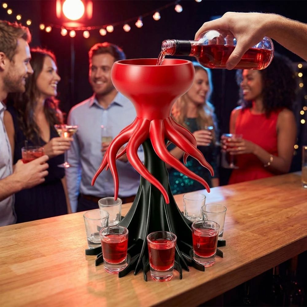 Wine Beer And Liquor - 8 Holes 3D Printing Wine Distributor