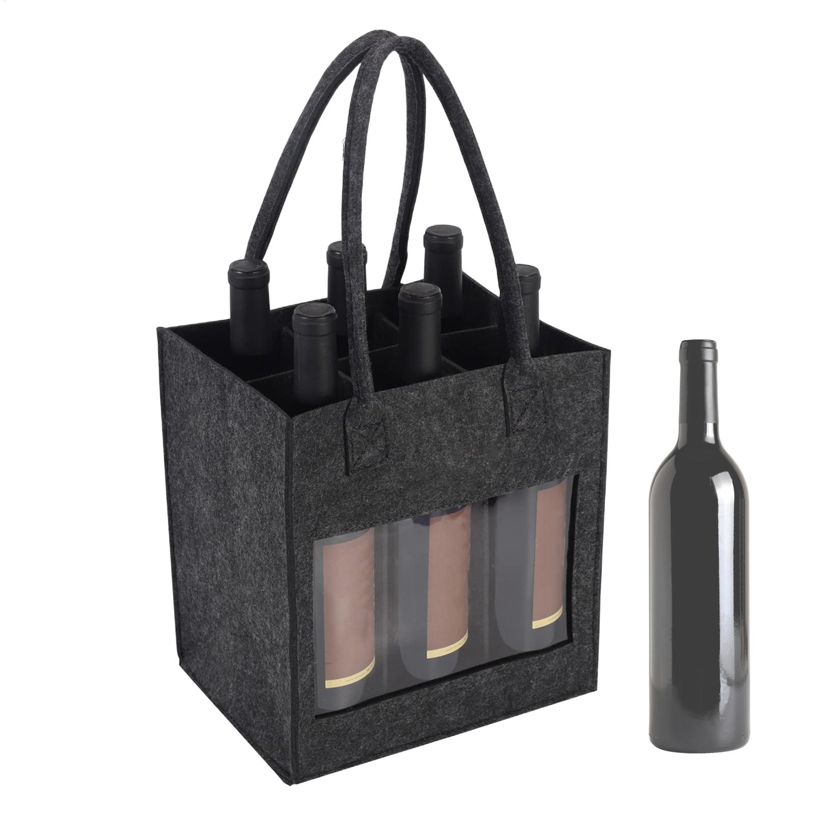 Wine Beer Holder - Felt Wine Tote Bag Wine Bags