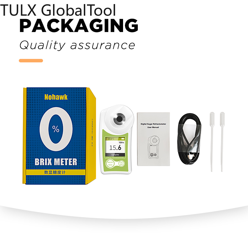 Wine Beer Combination - TULX 0-55% Brix Meter Digital Handheld