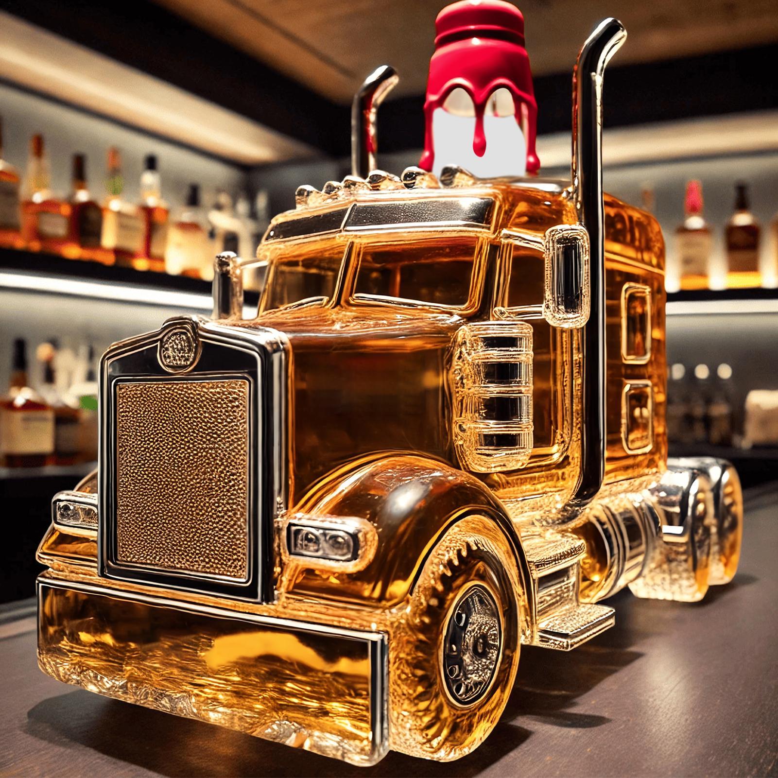 Wine Decanter Half Truck Bourb - Wine Beer And Liquor recension och pris