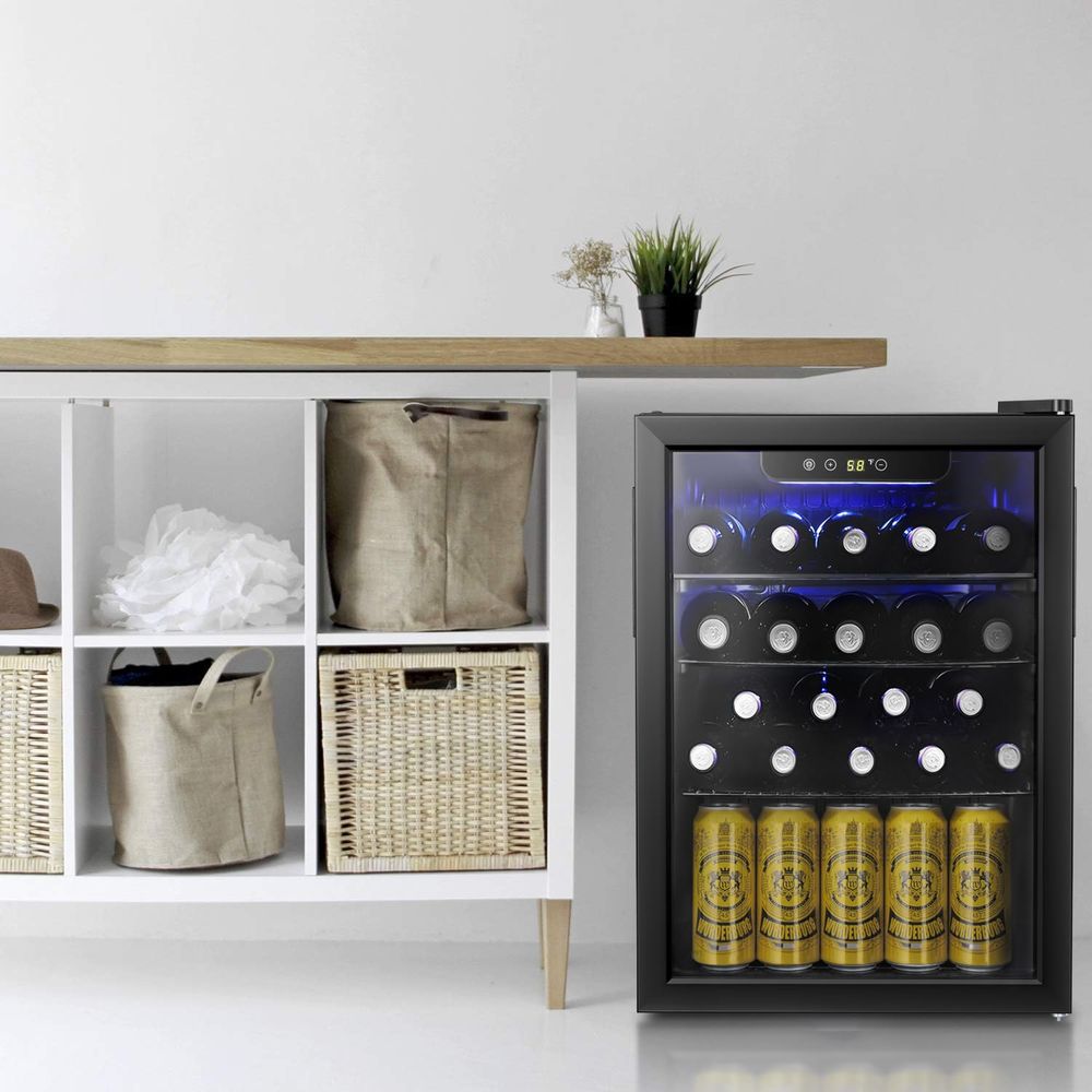16 Bottle Wine Cooler Cabinet  - Wine Beer Fridge Small recension och pris