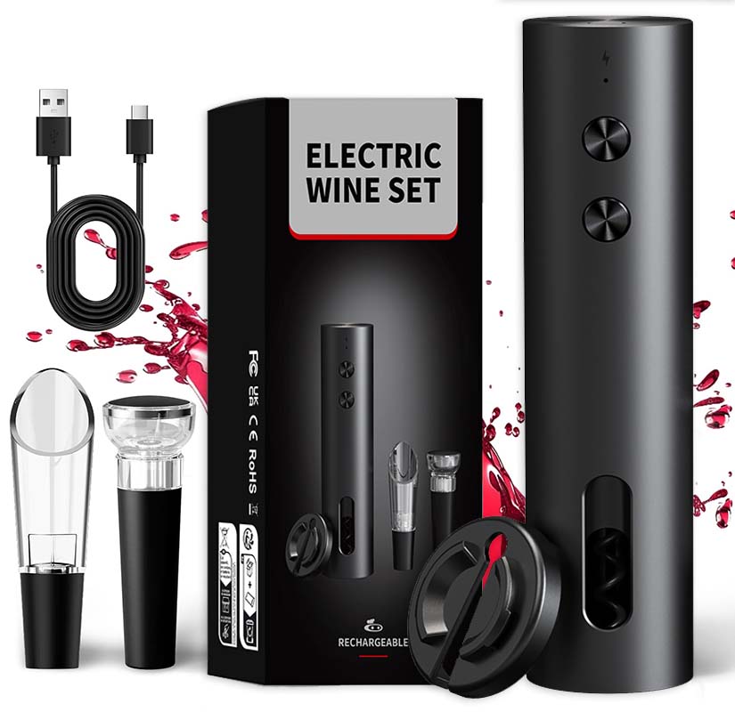 4-in-1 Electric Bottle Wine Op - Wine Beer And Liquor recension och pris