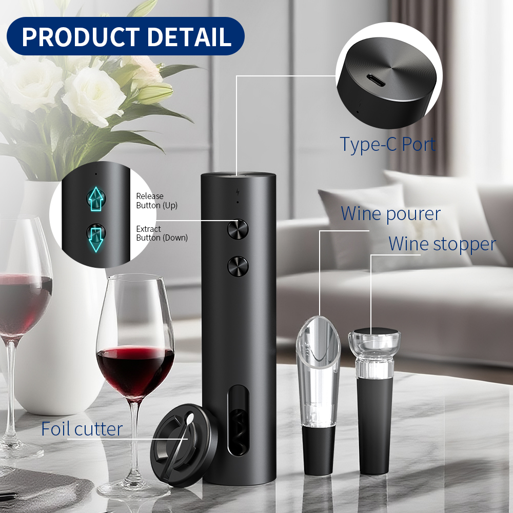 4-in-1 Electric Bottle Wine Op - Wine Beer And Liquor recension och pris