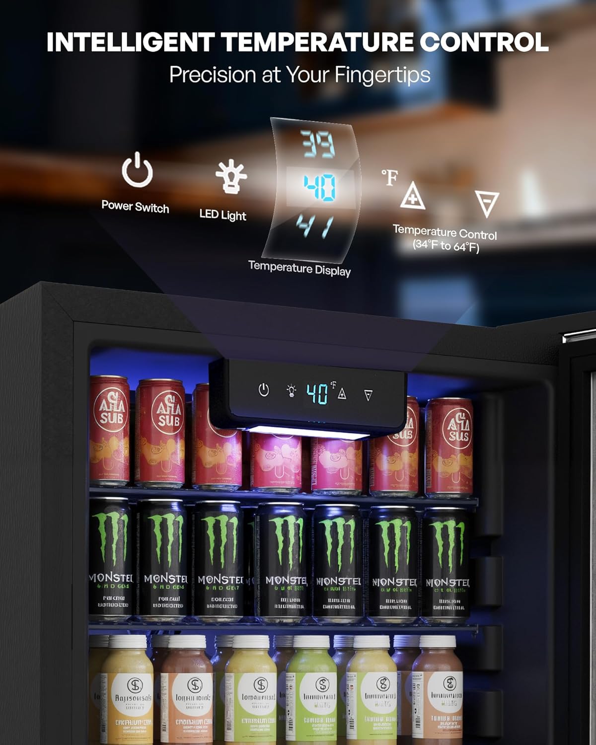 Beverage Refrigerator Cooler,  - Wine Beer Mini Fridge recension och pris