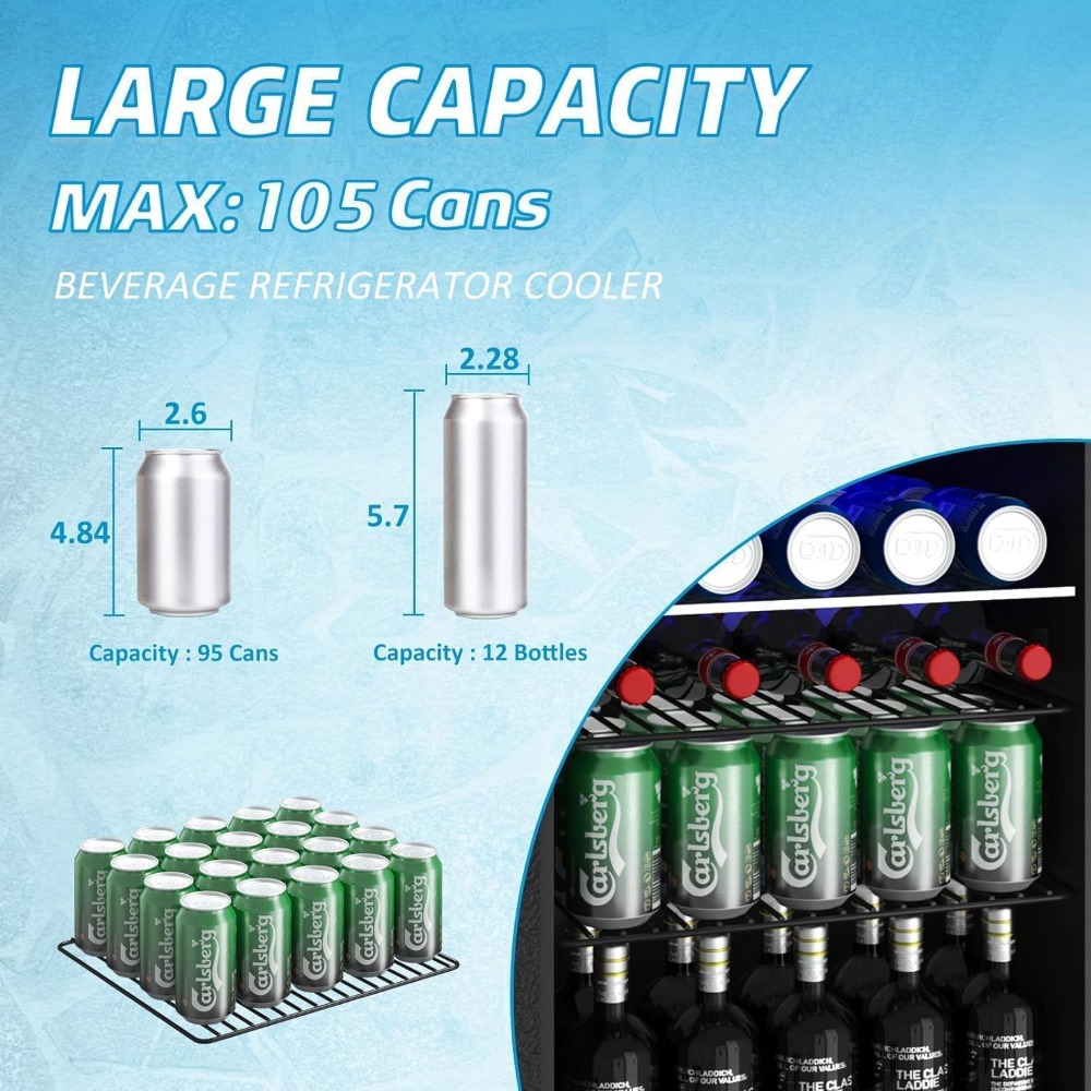 Compact Beverage Refrigerator, - Wine Beer Fridge Small recension och pris