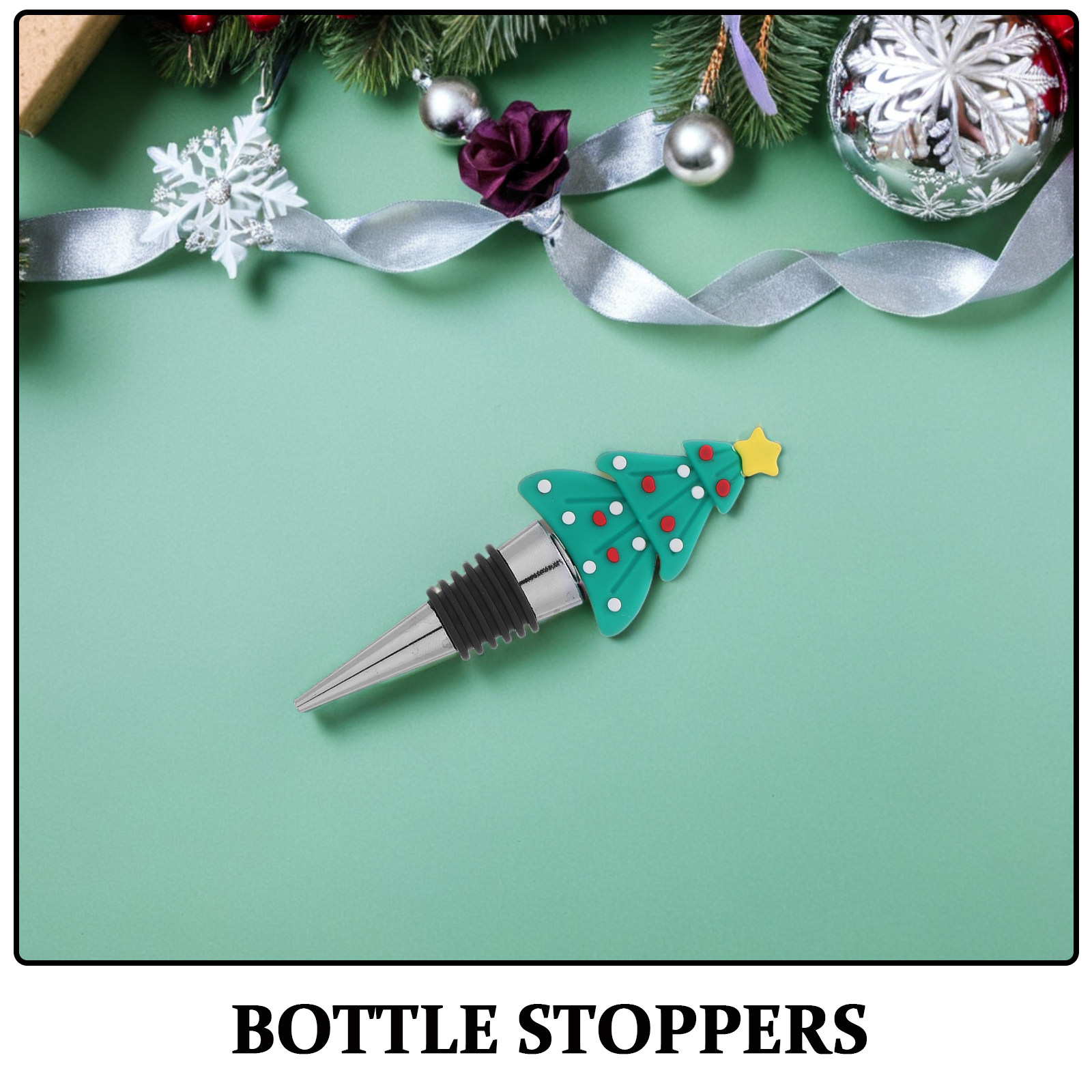 4Pcs Festive Wine Bottle Stopp - Wine Beer Festival recension och pris