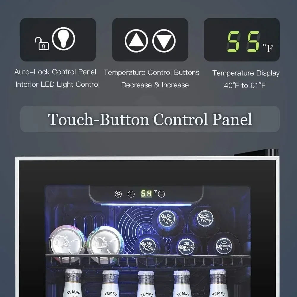 Hot salesBeverage Refrigerator - Wine Beer Fridge Small recension och pris