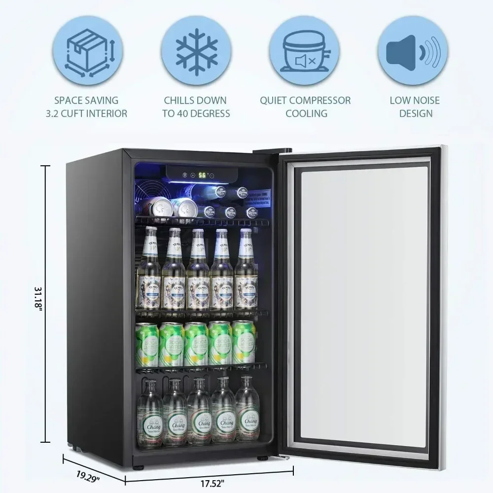 Hot salesBeverage Refrigerator - Wine Beer Fridge Small recension och pris
