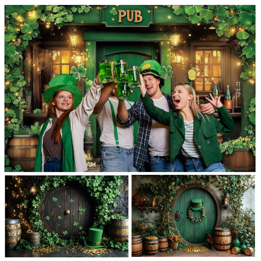 St. Patrick's Day Backdrop Ban - Wine Beer Festival recension och pris