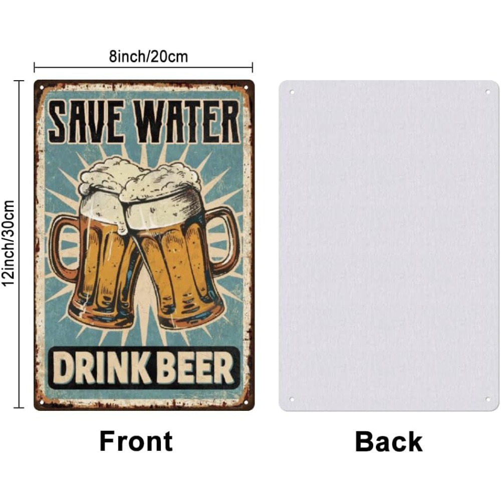 1 pc Beer Metal Sign Bar Tin S - Wine Beer And Liquor recension och pris