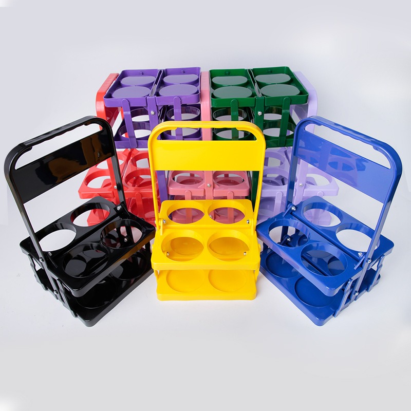 Portable Plastic Foldable Beer - Wine Beer Holder recension och pris