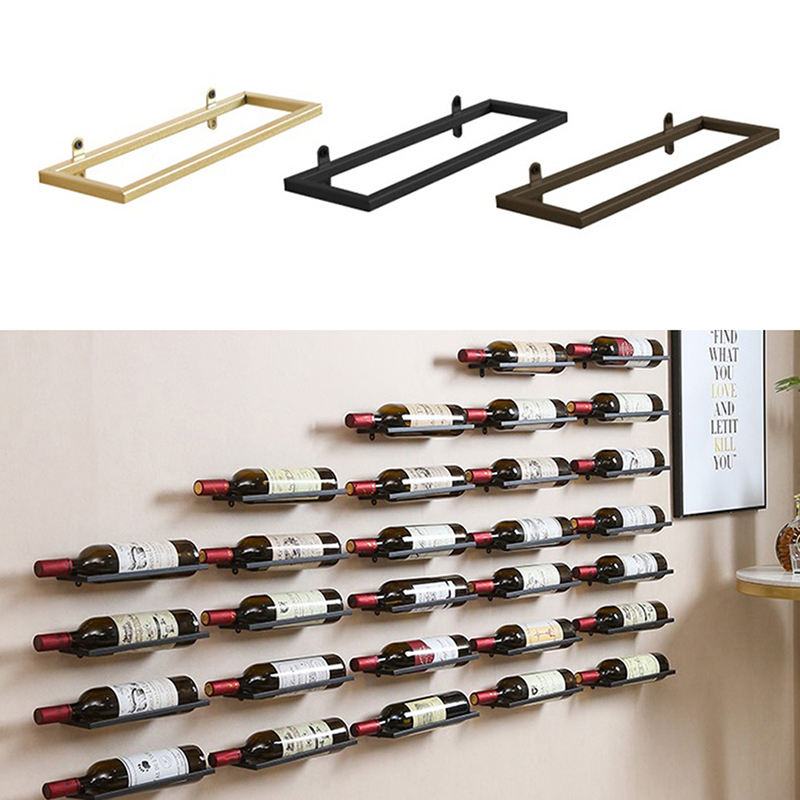 1PC Wall-Mounted Bar Wine Rack - Wine Beer Holder recension och pris