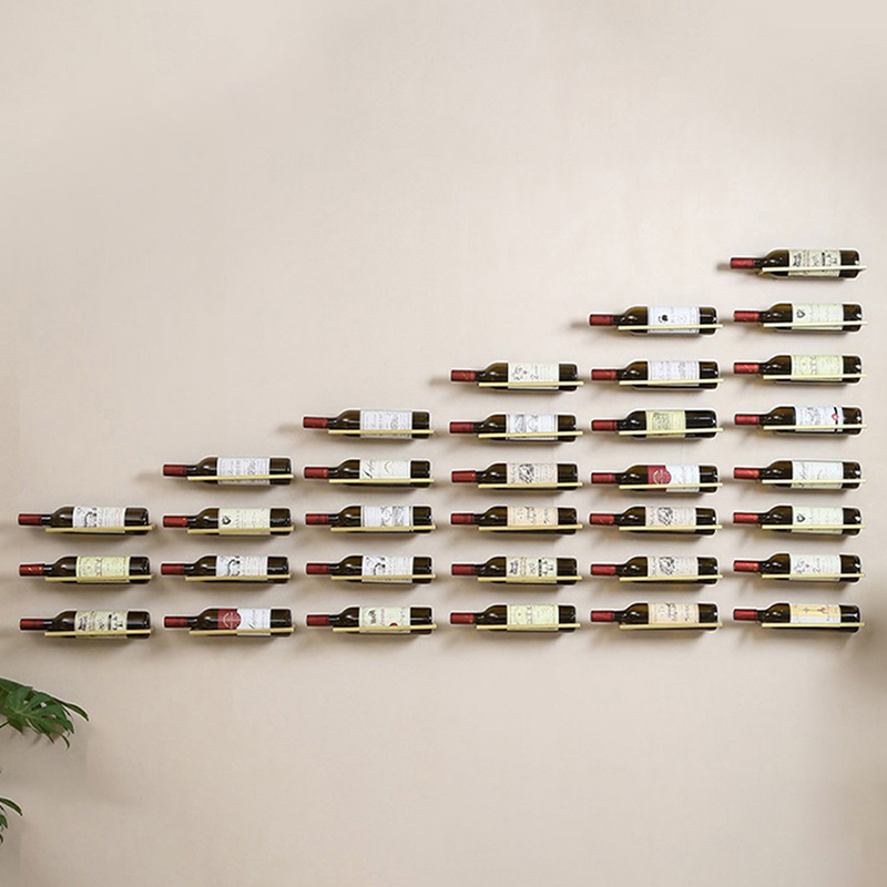 1PC Wall-Mounted Bar Wine Rack - Wine Beer Holder recension och pris