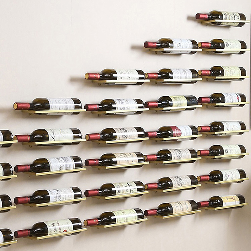 1PC Wall-Mounted Bar Wine Rack - Wine Beer Holder recension och pris