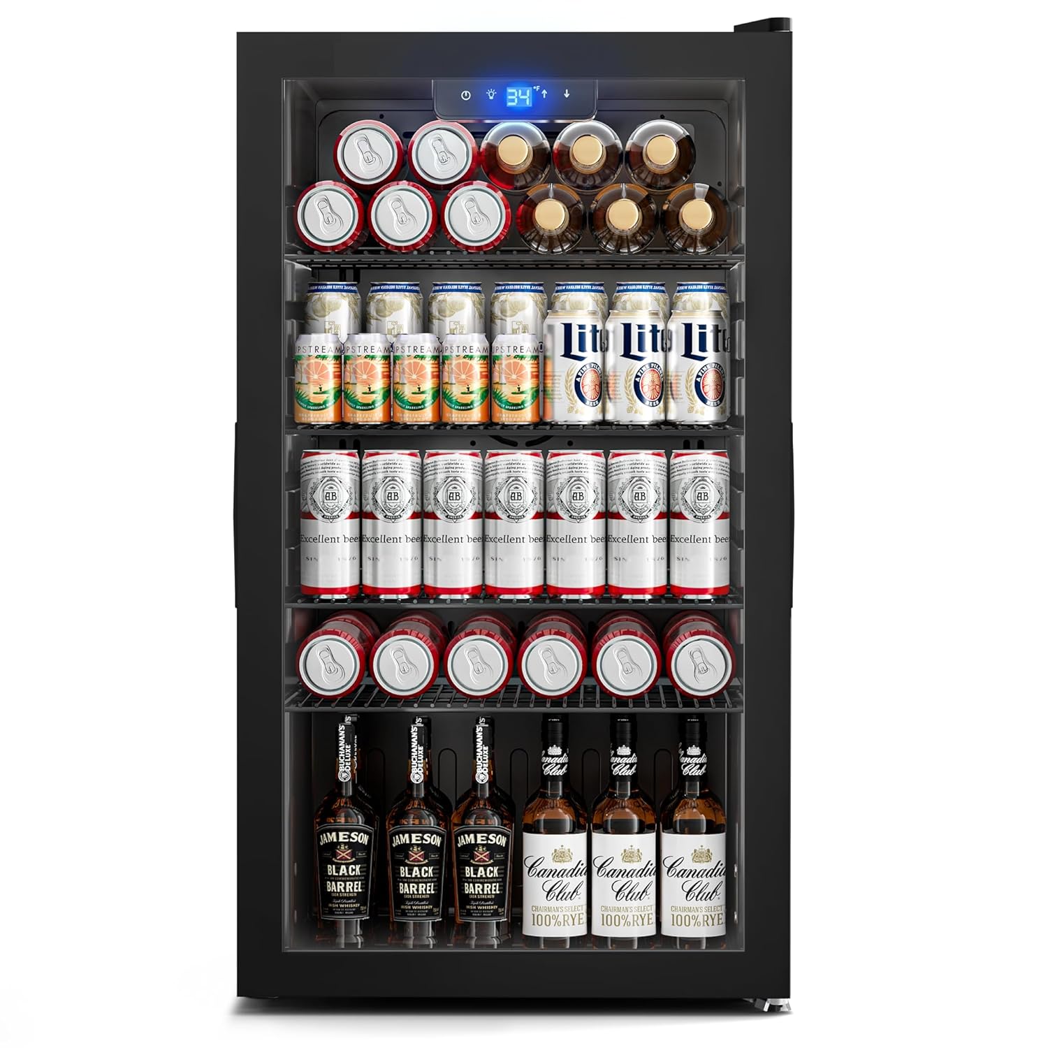 130 Can Beverage Refrigerator, - Wine Beer Mini Fridge recension och pris