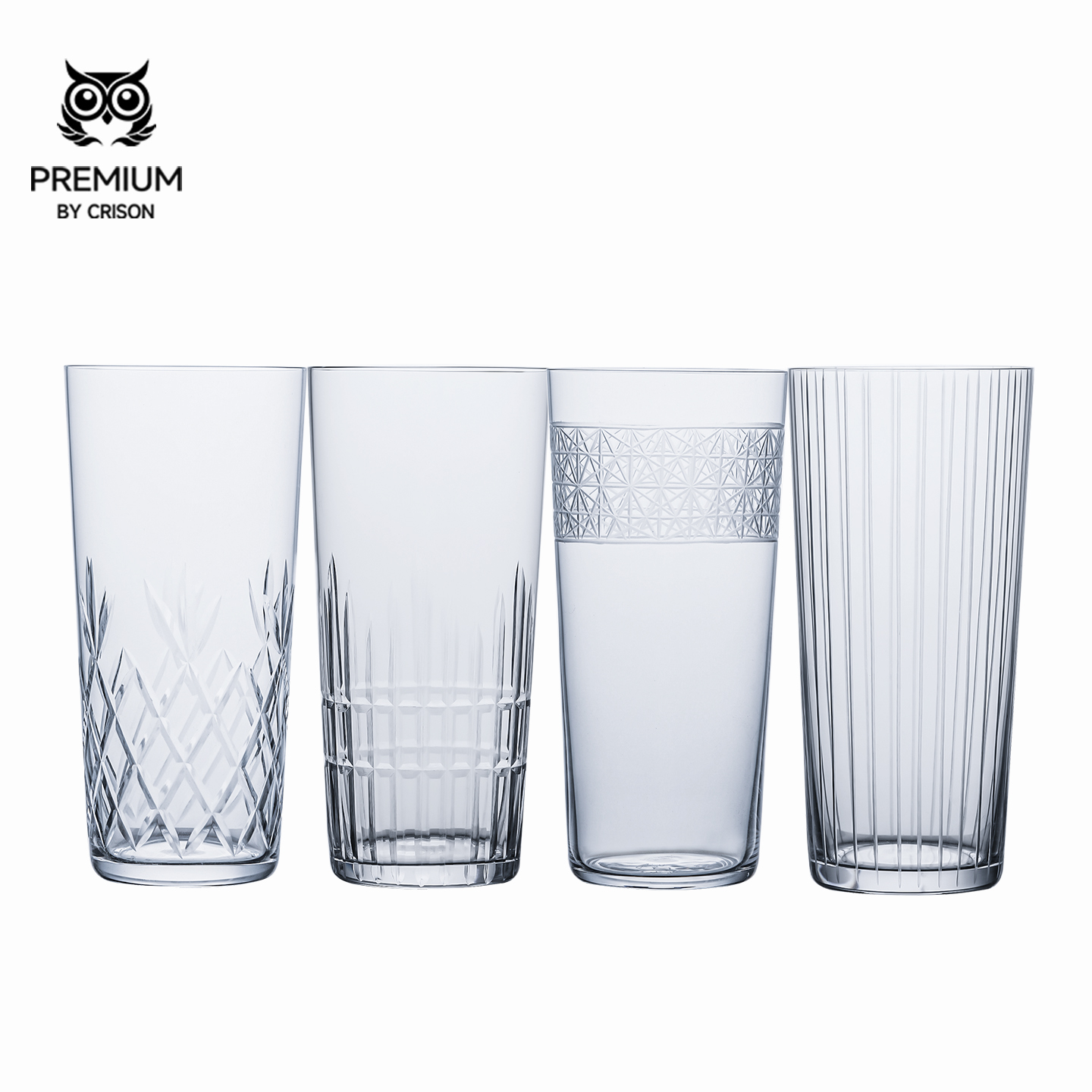 CRISON Premium Crystal Glass H - Wine Beer And Liquor recension och pris