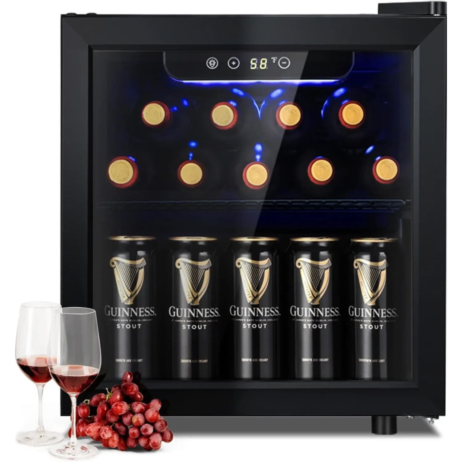 Mini Wine Cooler Fridge - 12 B - Wine Beer Fridge Small recension och pris