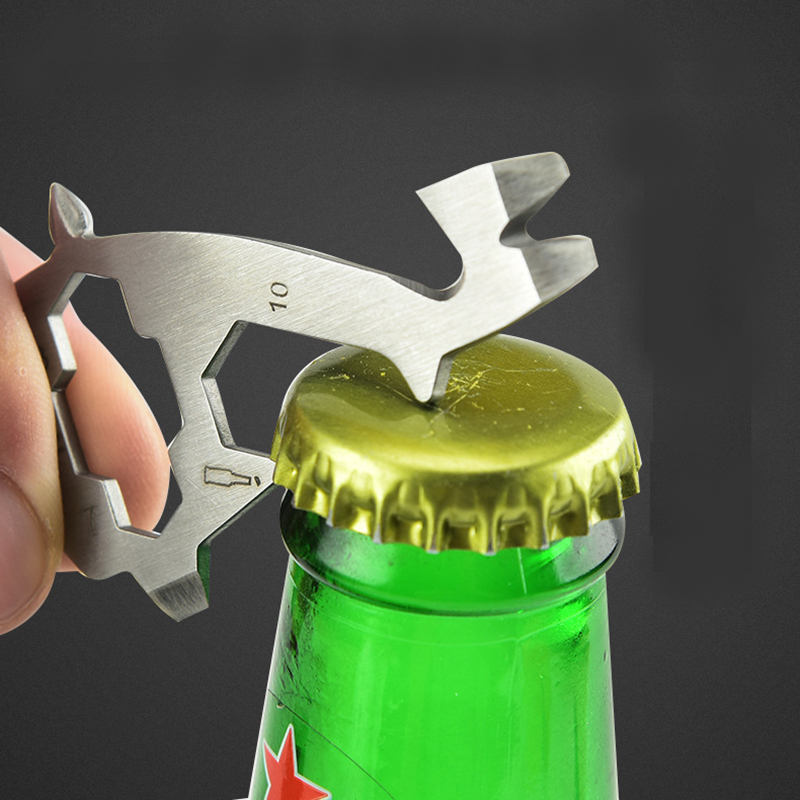 Mini Beer Bottle Opener Keycha - Wine Beer Combination recension och pris