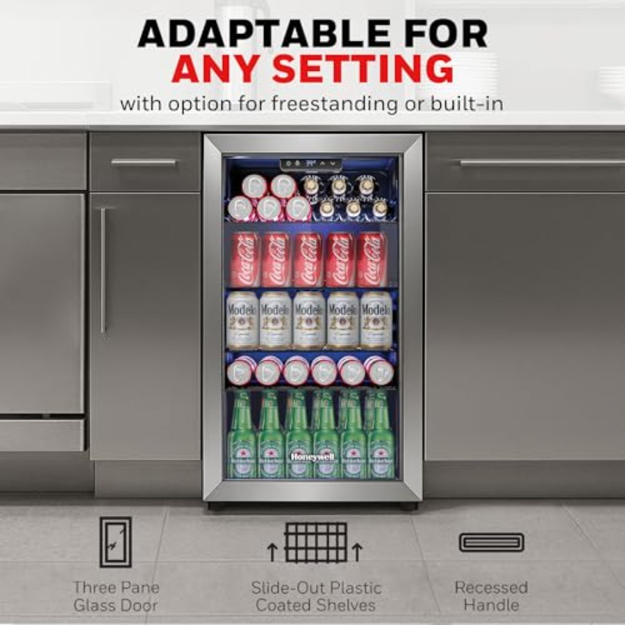 Beverage Refrigerator and Cool - Wine Beer Mini Fridge recension och pris
