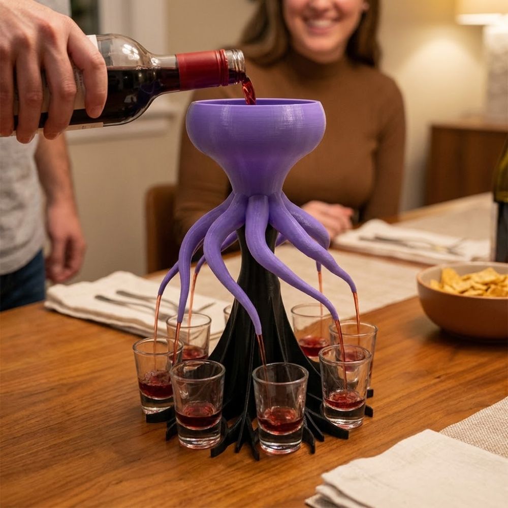 8 Holes 3D Printing Wine Distr - Wine Beer And Liquor recension och pris