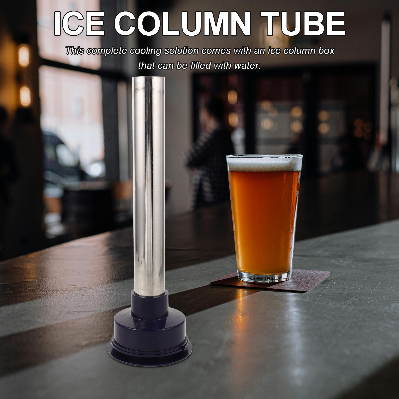 Reusable Stainless Steel Ice C - Wine Beer Drink recension och pris
