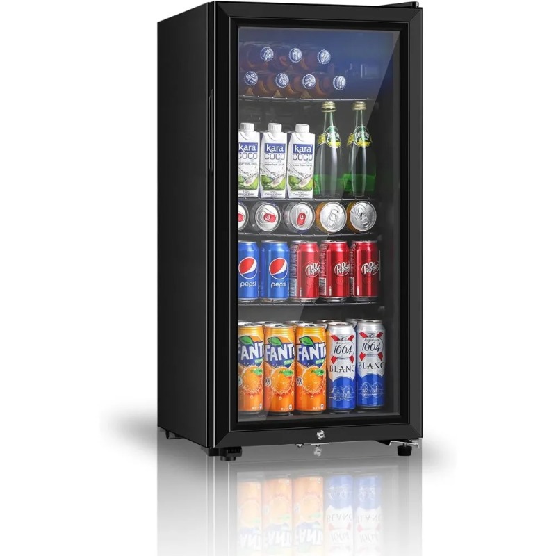 Beverage Refrigerator, 3.2 Cu. - Wine Beer Mini Fridge recension och pris
