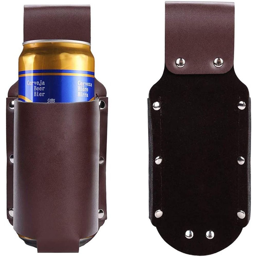 PU Leather Beer Bottle Waist C - Wine Beer Holder recension och pris