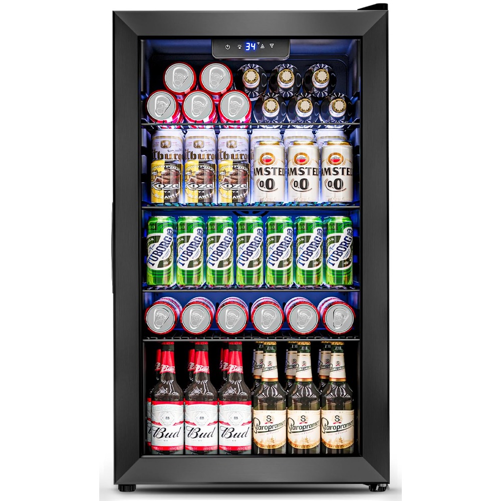 3.2 Cu.Ft Compact Beverage Fri - Wine Beer Fridge Small recension och pris